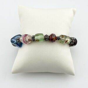 Multicolor Glass Beaded Bracelet Bundle 3/$15